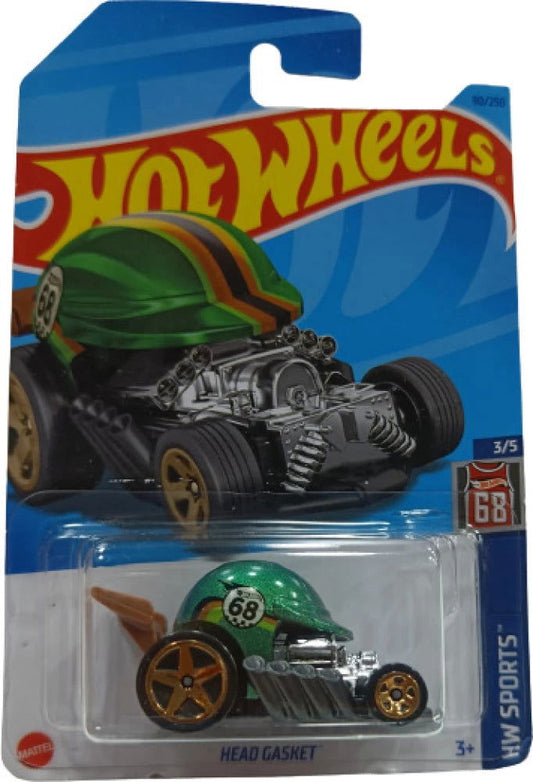 Hot wheels-HOT WHEELS HEAD GASKET 3/5 HW SPORTS 90/250 Die Cast Car New Edition - Indian Diecast Hub