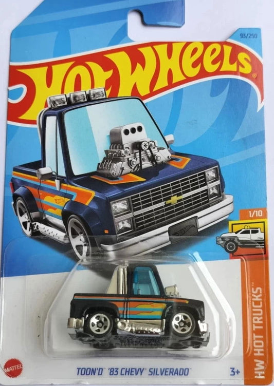 Hot wheels-HOT WHEELS TOON' D '83 CHEVY SILVERADO - Indian Diecast Hub
