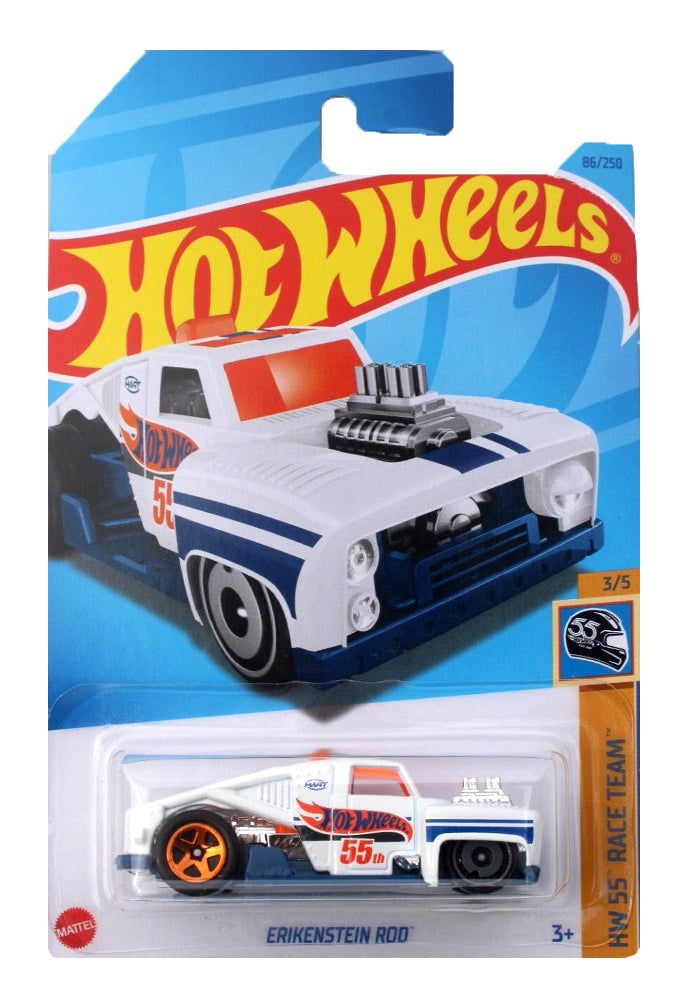 Hot wheels-HotWheels Erikenstein Rod (White) - Indian Diecast Hub