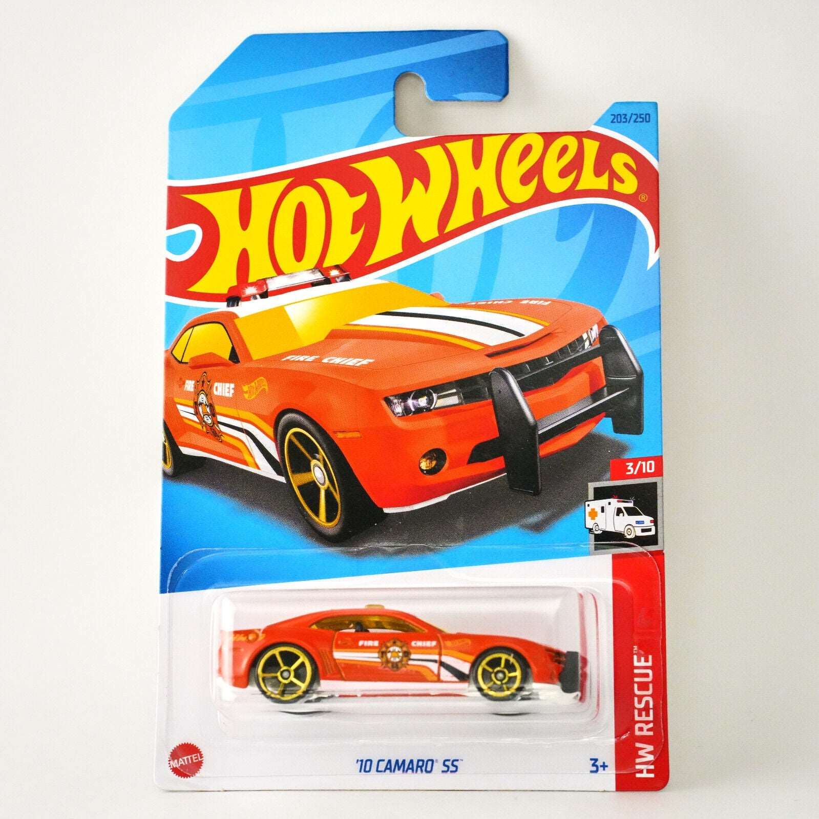 Hot wheels-Hot Wheels 10 Camaro SS Orange HW Rescue 2023 M Case - Indian Diecast Hub