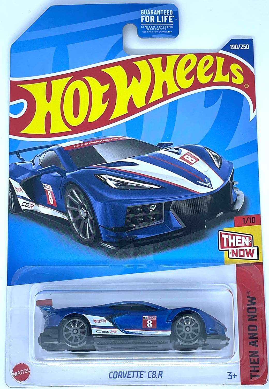 Hot wheels-Hot Wheels 2022 - Corvette C8.R - Then and Now 1/10 [Blue] 190/250 - Indian Diecast Hub
