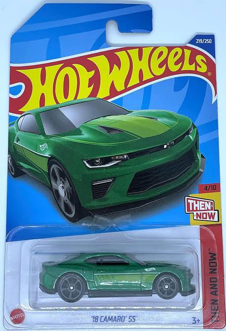 Hot wheels-Hot Wheels 2022 '18 Camaro SS Green - Indian Diecast Hub