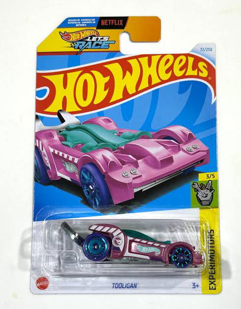 Hot wheels-Hot Wheels 2024 - Tooligan - Treasure Hunt - Pink and Purple - Experimotors 3/5 - Wrench - Indian Diecast Hub