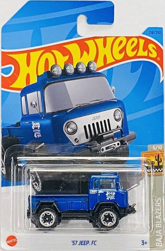 Hot wheels-Hot Wheels 57 Jeep FC Baja Blazers Ages 3 and Up - Indian Diecast Hub
