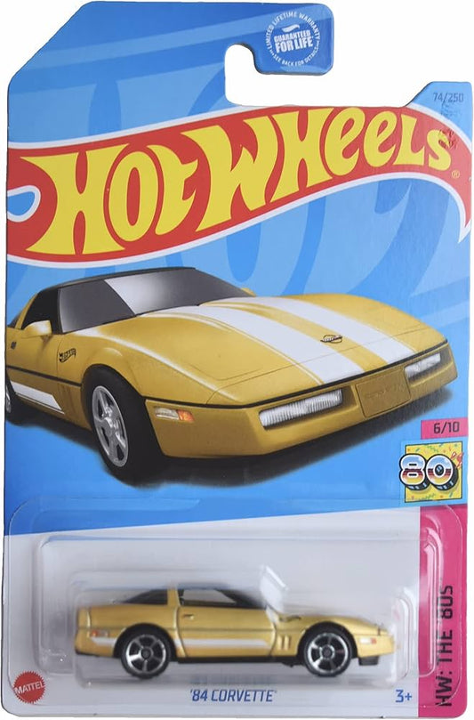 Hot wheels-Hot Wheels '84 Corvette, HW: The '80s 6/10 - Indian Diecast Hub
