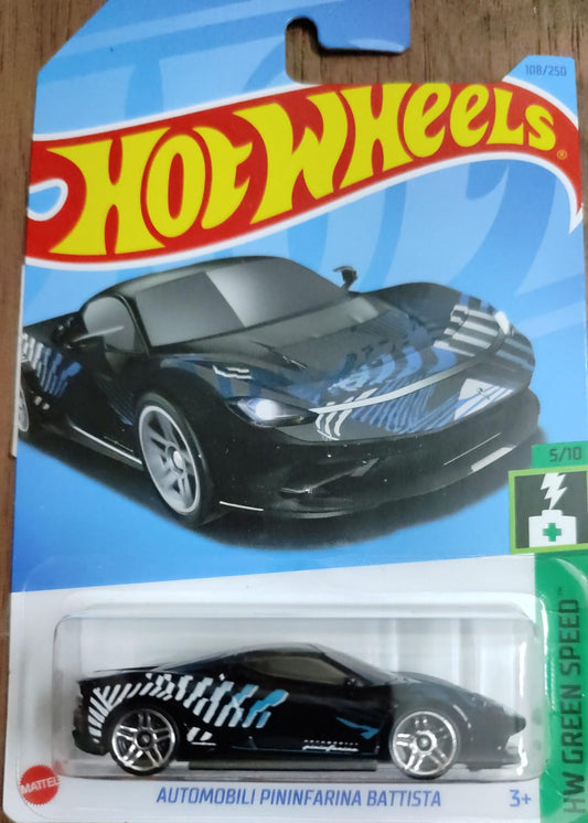 Hot wheels-Hot Wheels – Automobili Pininfarina Battista (HKH57) [Imported]. - Indian Diecast Hub