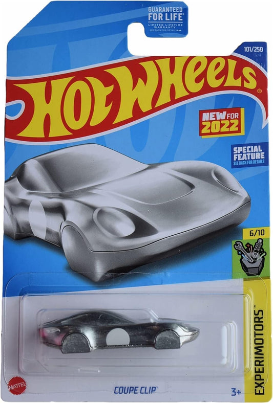 Hot wheels-Hot Wheels Coupe Clip, Experimotors 6/10 [Silver] - Indian Diecast Hub