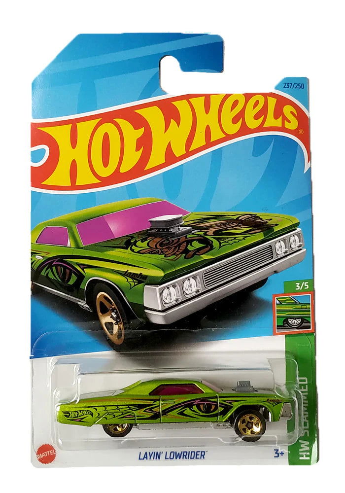 Hot wheels-Hot Wheels Layin Low Rider Car - Indian Diecast Hub