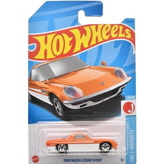 Hot wheels-Hot Wheels – Mazda Cosmo Sport 1968 [Imported] (HNJ98) - Indian Diecast Hub