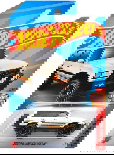 Hot wheels-Hot Wheels No.204 Then Amd Now Toyota Land Cruiser 80 - Indian Diecast Hub