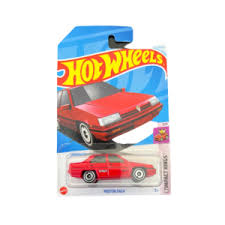 Hot wheels-Hot Wheels Proton Saga (Red) - Indian Diecast Hub