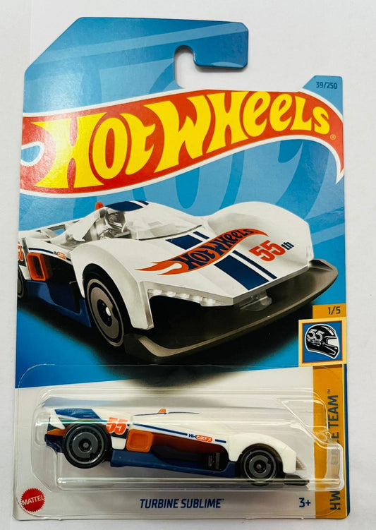 Hot wheels-Hot Wheels Turbine Sublime 2023, White - Indian Diecast Hub