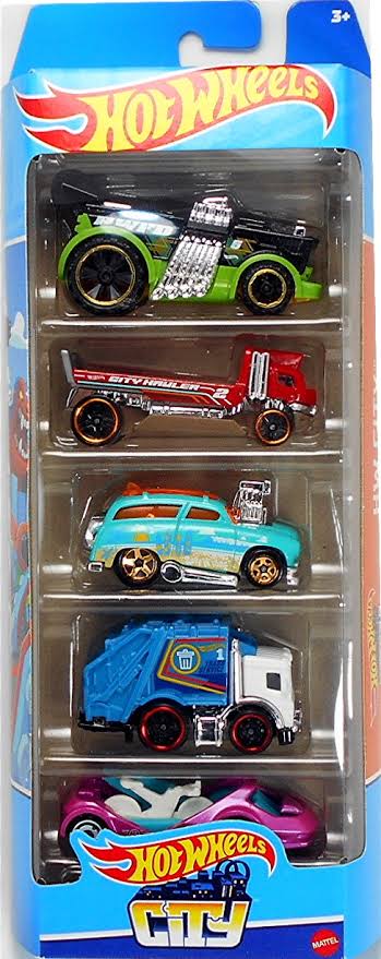 Hot wheels-Hotwheels City 5 pack - Indian Diecast Hub