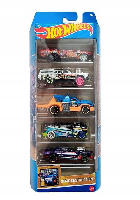 Hot wheels-Hotwheels DEMO DESTRUCTION 5 pack - Indian Diecast Hub