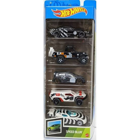Hot wheels-Hotwheels Speed Blur 5 Pack - Indian Diecast Hub
