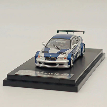Hot wheels-IMPORTED Hotwheels 1/64 Ghost Player BMW M3 E46 GTR by DCM Model Car Limited Collection - Indian Diecast Hub