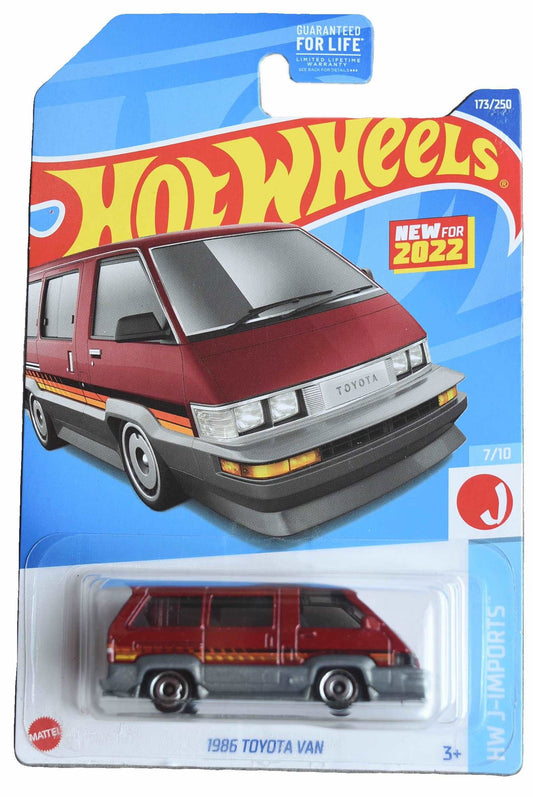 Hot wheels-IMPORTED Hotwheels 1986 TOYOTA VAN Indian Hub - Indian Diecast Hub
