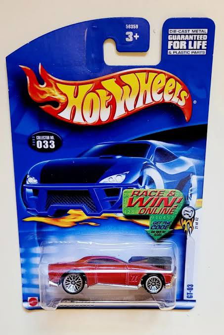 Hot wheels-IMPORTED Hotwheels 2002 Collector 033 GT 03 Red 56359 21/42 - Indian Diecast Hub