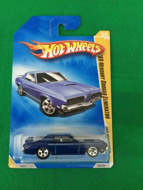 Hot wheels-IMPORTED Hotwheels 2009 New Models 69 Mercury Cougar Eliminator with 5 Spoke - Indian Diecast Hub