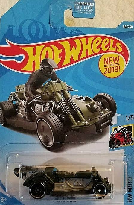 Hot wheels-IMPORTED Hotwheels 2019 MOTO WING HW Moto 1/5 GREEN Motorcycle Bike Race - Indian Diecast Hub