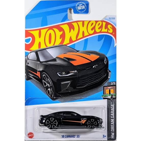 Hot wheels-IMPORTED Hotwheels 2020 18 Copo Camaro SS Black - Indian Diecast Hub