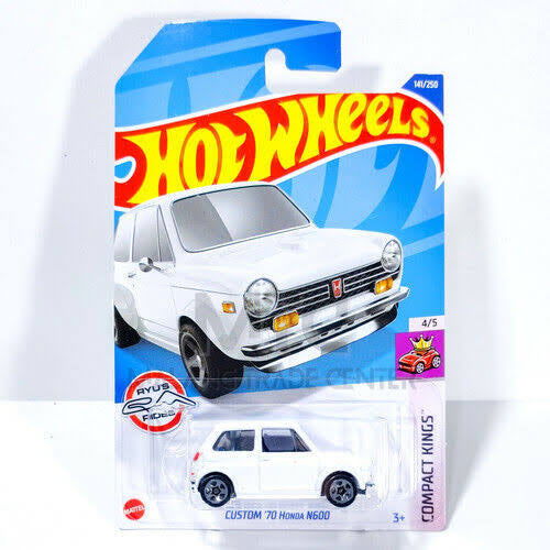 Hot wheels-IMPORTED Hotwheels 2022 COMPACT KINGS CUSTOM 70 HONDA N600 RYU S - Indian Diecast Hub