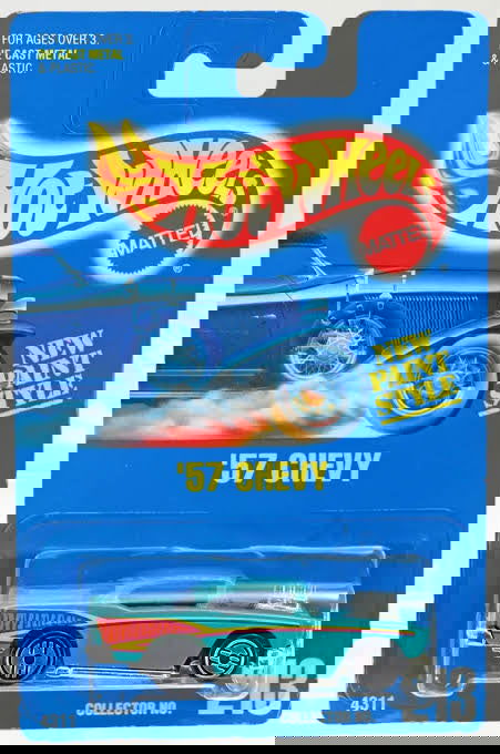 Hot wheels-IMPORTED Hotwheels 228 57 Chevy - Indian Diecast Hub