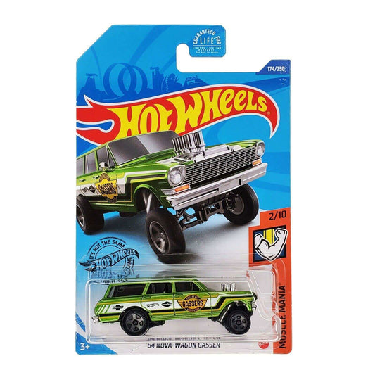 Hot wheels-IMPORTED Hotwheels 54 NOVA WAGON GASSER Indian Hub - Indian Diecast Hub