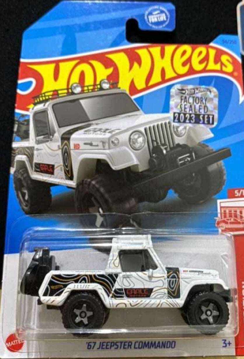 Hot wheels-IMPORTED Hotwheels 67 JEEPSTER COMMANDO Factory Sealed - Indian Diecast Hub