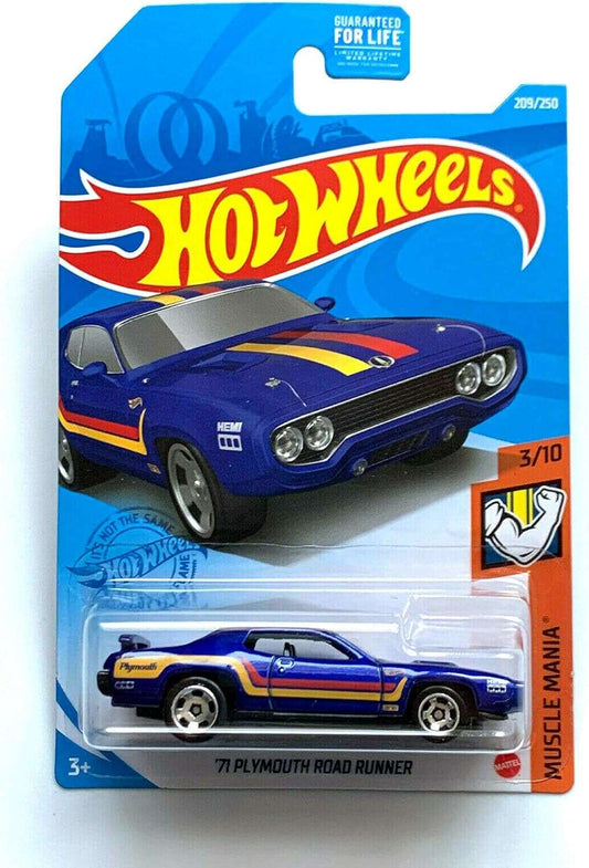 Hot wheels-IMPORTED Hotwheels 71 PLYMOUTH ROADRUNNER Indian Hub - Indian Diecast Hub