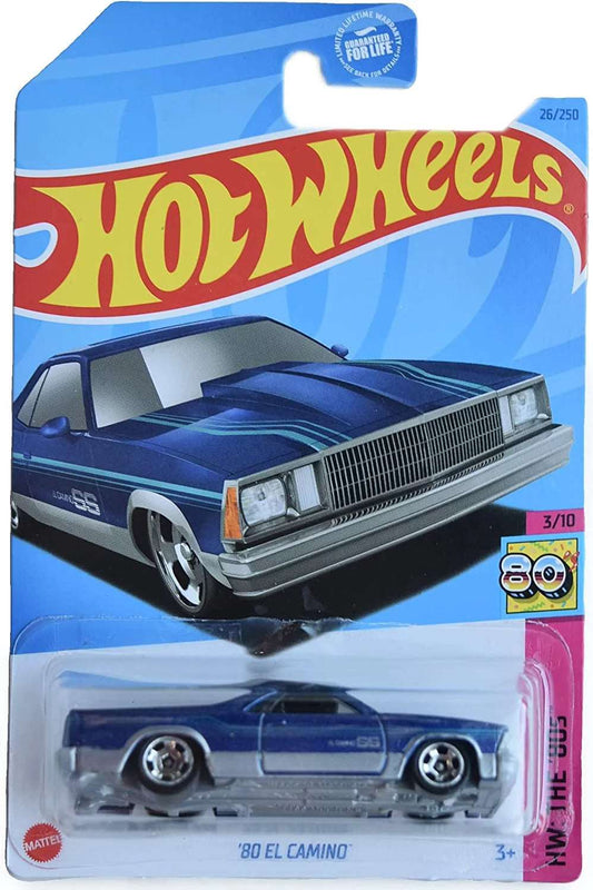 Hot wheels-IMPORTED Hotwheels 80 El Camino (Blue) 2023 HW: The 80s Indian Hub - Indian Diecast Hub