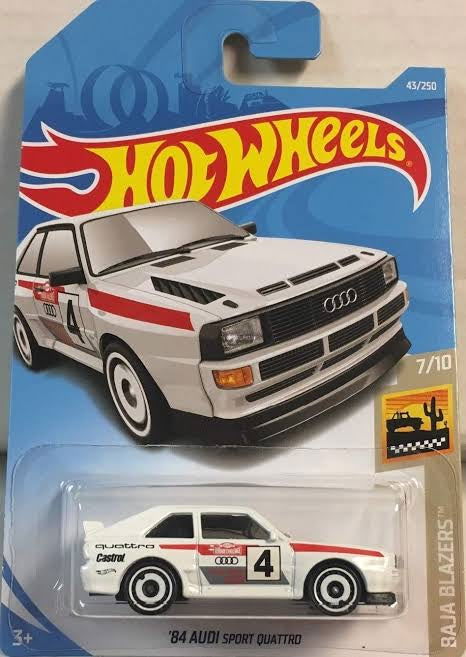 Hot wheels-IMPORTED Hotwheels 84 audi sport quattro - Indian Diecast Hub