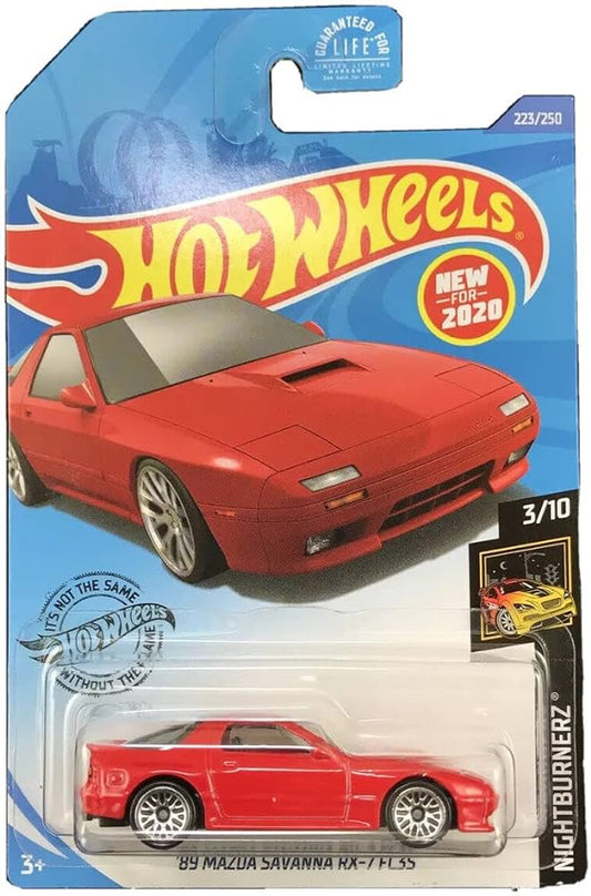 Hot wheels-IMPORTED Hotwheels 89 MAZDA SAVANNA RX 7 FC35 RED - Indian Diecast Hub