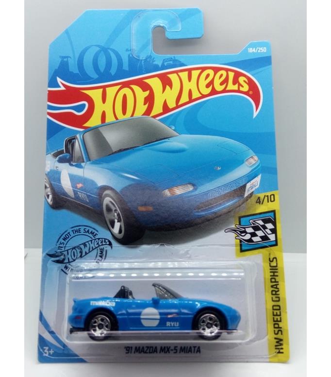 Hot wheels-IMPORTED Hotwheels 91 MAZDA MX S MIATA - Indian Diecast Hub