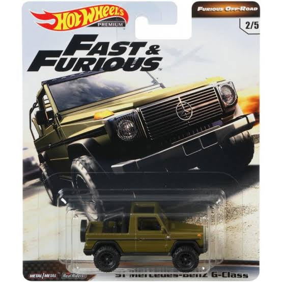 Hot wheels-IMPORTED Hotwheels 91 Mercedes Benz G Class (2019 Fast & Furious) - Indian Diecast Hub