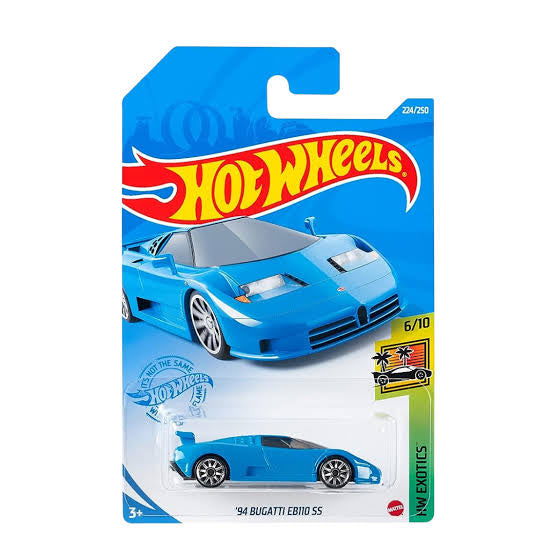 Hot wheels-IMPORTED Hotwheels 94 Bugatti EB110 SS - Indian Diecast Hub