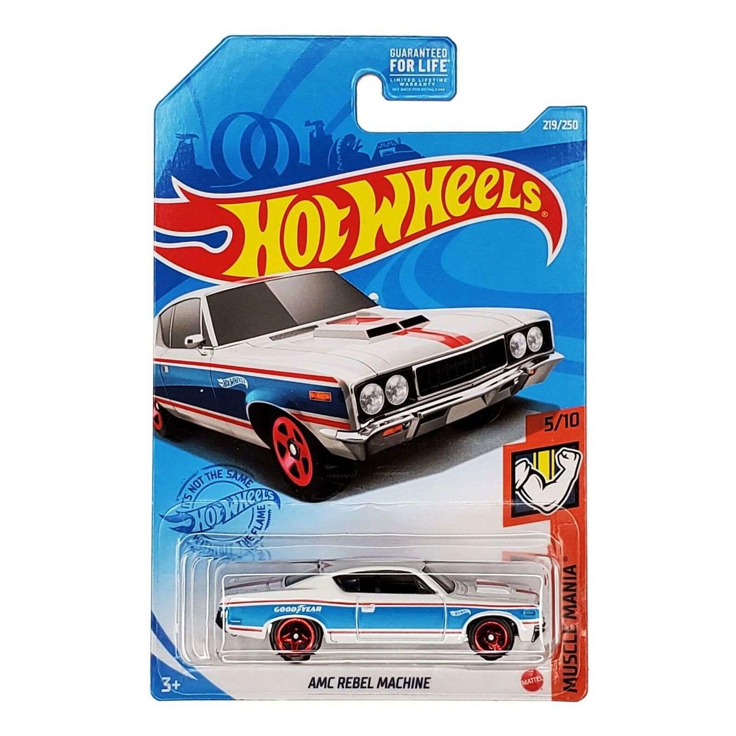 Hot wheels-IMPORTED Hotwheels AMC REBEL MACHINE 2 - Indian Diecast Hub