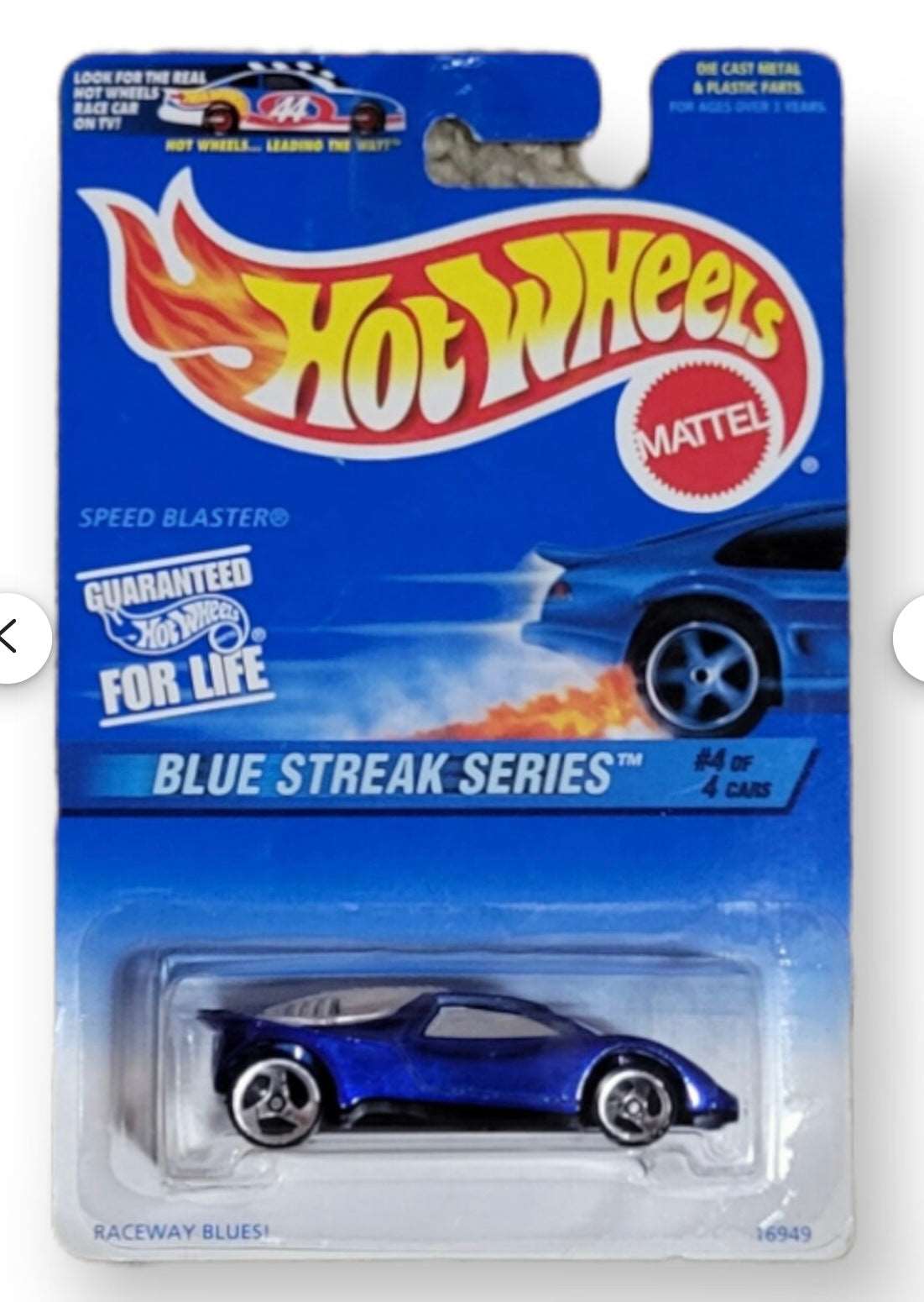 Hot wheels-IMPORTED Hotwheels BLUE STREAK SERIES RACEWAY BLUE - Indian Diecast Hub