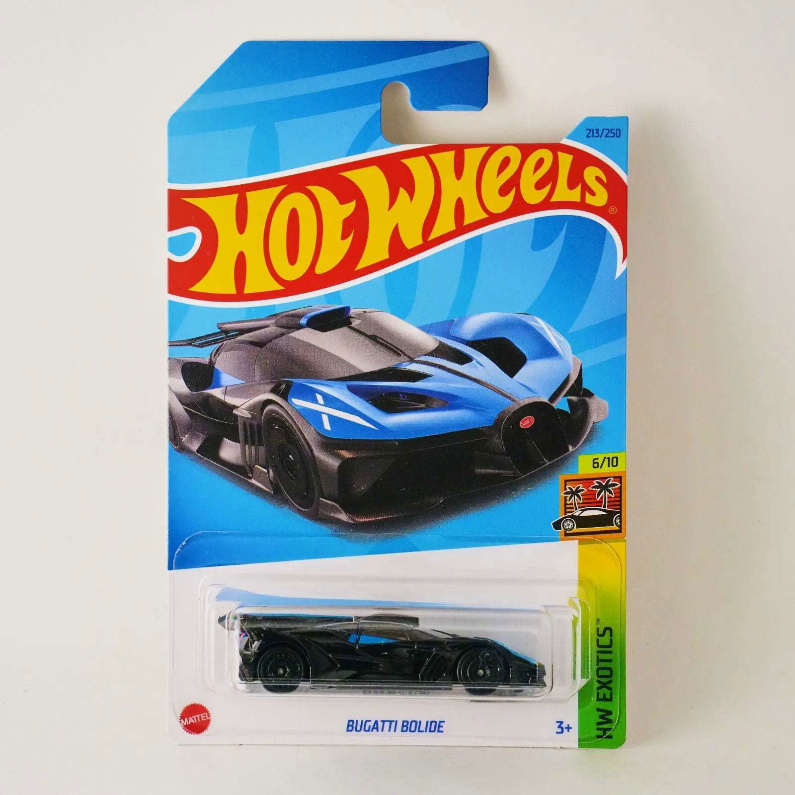 Hot Wheels Bugatti Bolide Premium Car Culture 1/64 - JBK79 Avec Pneus Real Riders