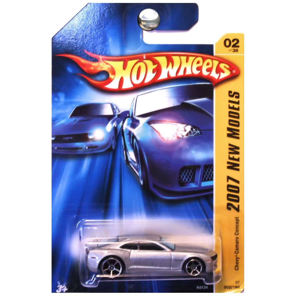 Hot wheels-IMPORTED Hotwheels CHEVY CAMARO CONCEPT 2007 NEW MODEL K6134 SILVER - Indian Diecast Hub