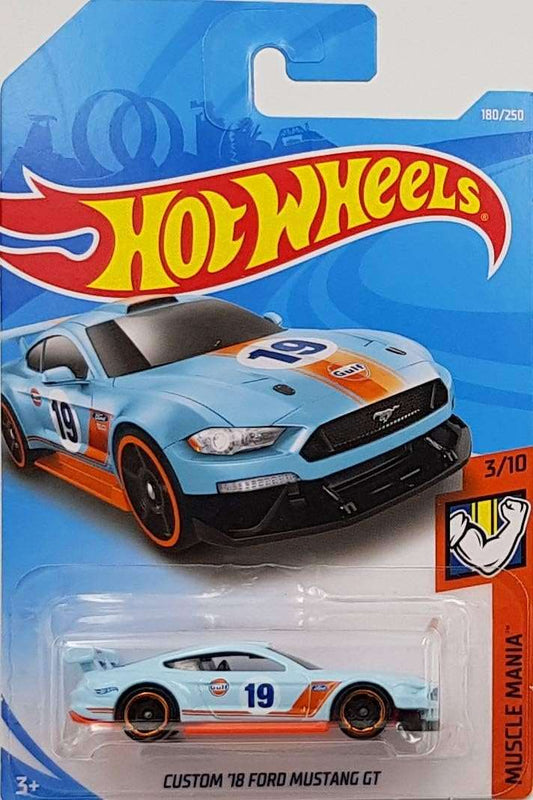 Hot wheels-IMPORTED Hotwheels CUSTOM 18 FORD MUSTANG GT - Indian Diecast Hub