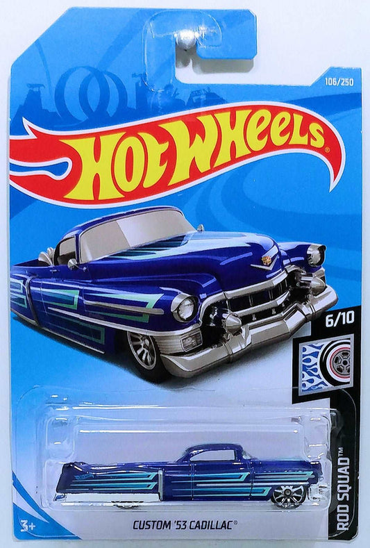 Hot wheels-IMPORTED Hotwheels CUSTOM 53 CADILLIAC - Indian Diecast Hub