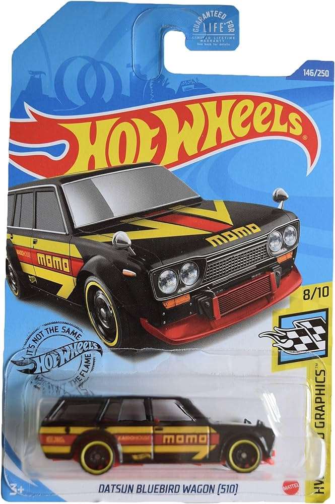 Hot wheels-IMPORTED Hotwheels DATSUN BLUEBIRD WAGON 510 - Indian Diecast Hub