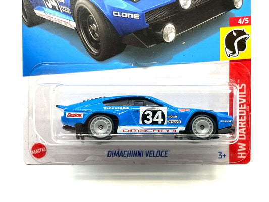 Hot wheels-IMPORTED Hotwheels DIMACHINNI VELOCE carded - Indian Diecast Hub