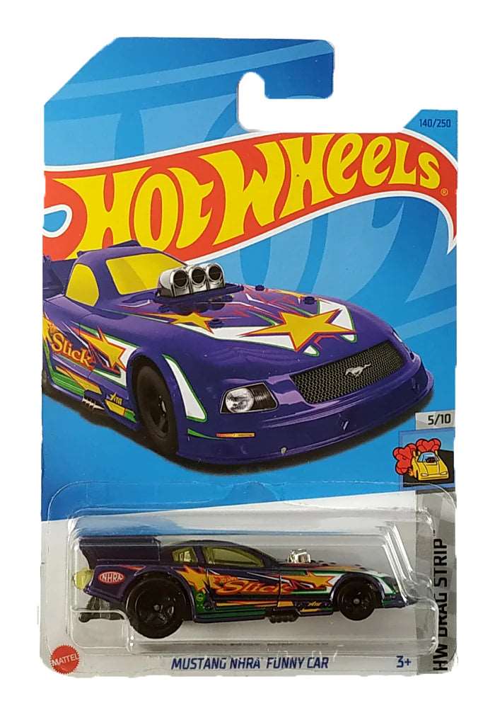 Hot wheels-IMPORTED Hotwheels EXCLUSIVES Mustang NHRA Funny Car Purple 2021 Indian Hub - Indian Diecast Hub