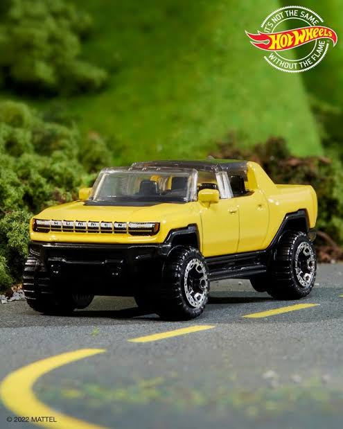 Hot wheels-IMPORTED Hotwheels GMC Hummer EV Pickup - Indian Diecast Hub