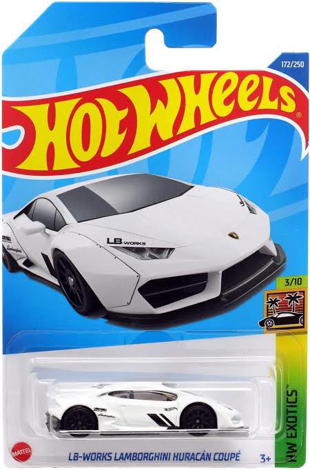 Hot wheels-IMPORTED Hotwheels LB WORKS LAMBORGHINI HURACAN COUPE - Indian Diecast Hub