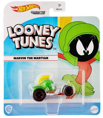 Hot wheels-IMPORTED Hotwheels Looney Tunes MARVIN THE MARTIAN 2023 Character Cars - Indian Diecast Hub