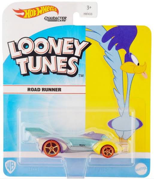 Hot wheels-IMPORTED Hotwheels Looney Tunes ROAD RUNNER 2023 Character Cars - Indian Diecast Hub