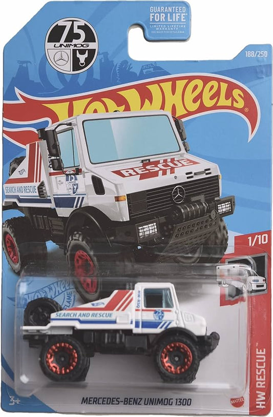 Hot wheels-IMPORTED Hotwheels MERCEDES BENZ UNIMOG 1300 - Indian Diecast Hub